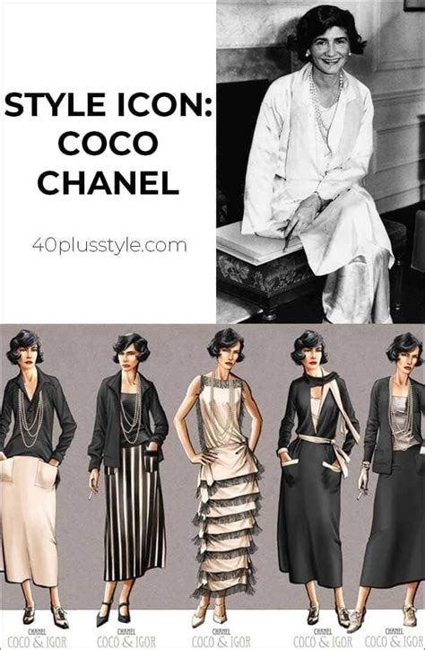 table style coco chanel|Coco Chanel fashion photos.